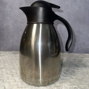 Thermos brand  b3 basics Insulated Metal Stainless Coffee Pot Dispenser Clean
